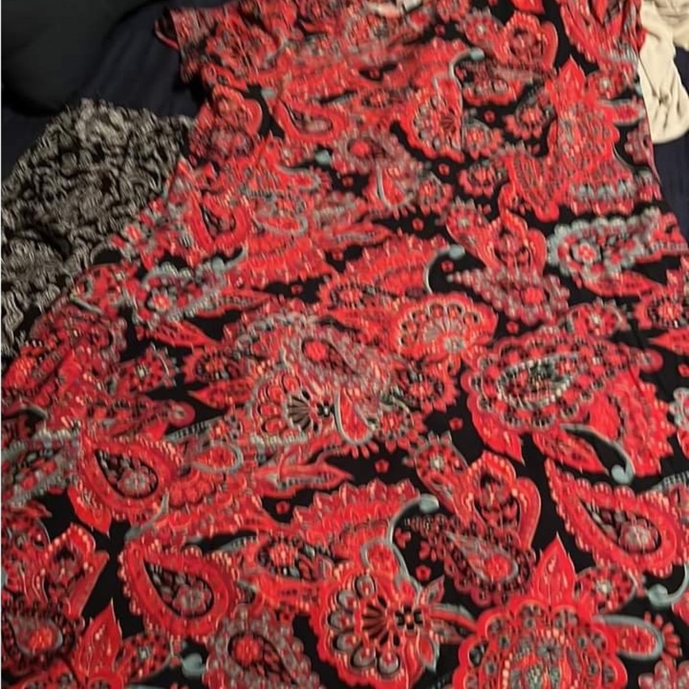 Lularoe 2x comfy Paisley print Carly .